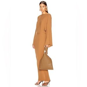 Bottega Veneta Twist Leather Knot Bag *Camel Gold *Rare*